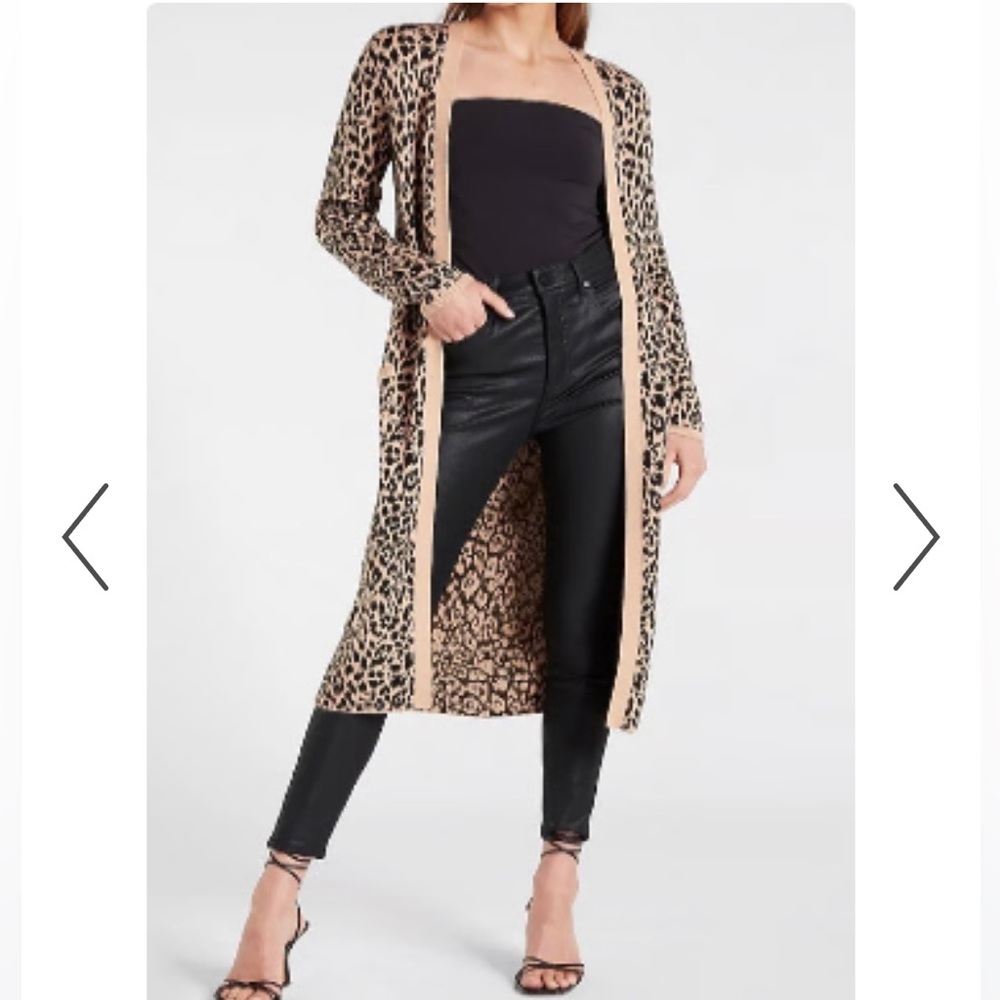 NWT! Express Leopard Duster Cardigan